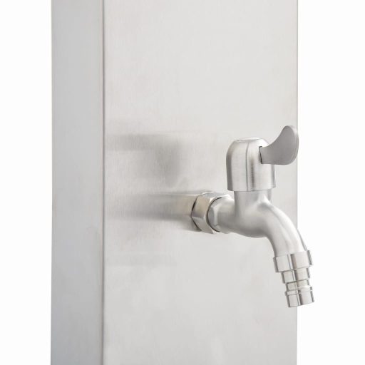 Rozsdamentes acél kerti zuhanycsaptelep 110 cm