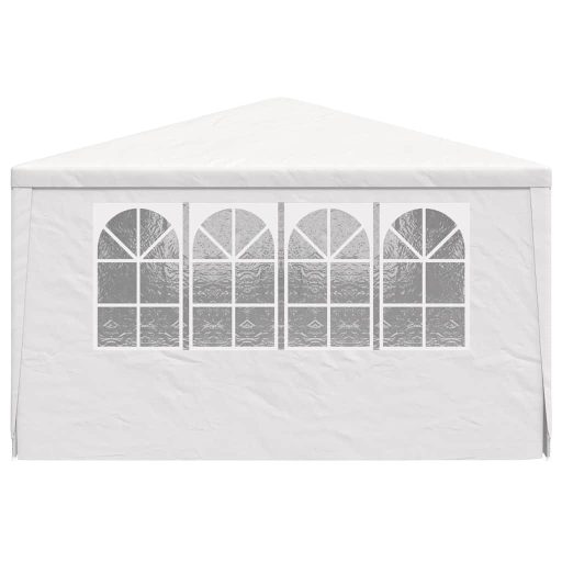 Fehér rendezvénysátor oldalfalakkal 4 x 6 m 90 g/m²