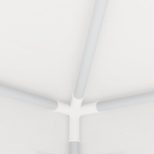 Fehér rendezvénysátor oldalfalakkal 4 x 6 m 90 g/m²