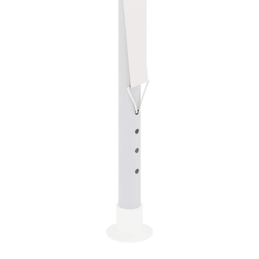 Fehér rendezvénysátor oldalfalakkal 4 x 9 m 90 g/m²