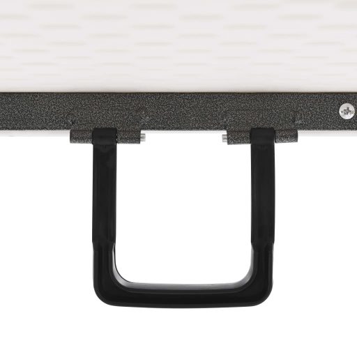 Fehér HDPE összecsukható kerti asztal 180 x 72 x 72 cm