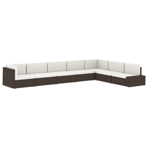 2 személyes fekete elemes polyrattan kanapé