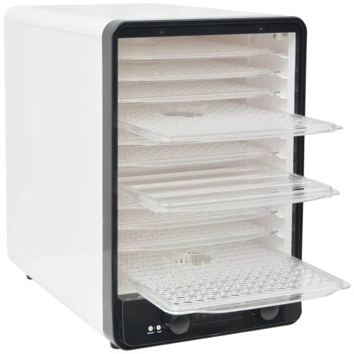 Aszalógép 10 tálcával 550 W fehér