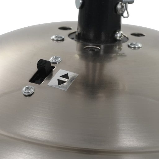 Díszes mennyezeti ventilátor lámpával 128 cm barna