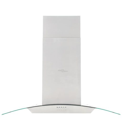 Rozsdamentes acél sziget páraelszívó 90 cm 756 m³/óra LED