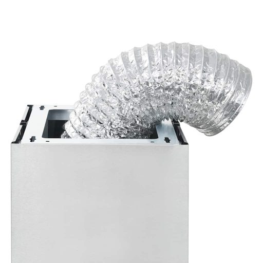 Rozsdamentes acél sziget páraelszívó 90 cm 756 m³/óra LED