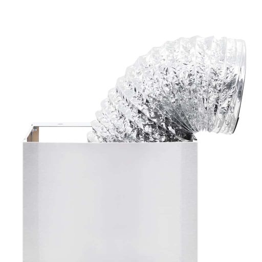 Rozsdamentes acél, fali páraelszívó 90 cm 756 m³/óra LED