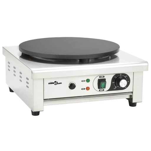 Elektromos palacsintasütő kihúzható tálcával 40 cm 3000 W
