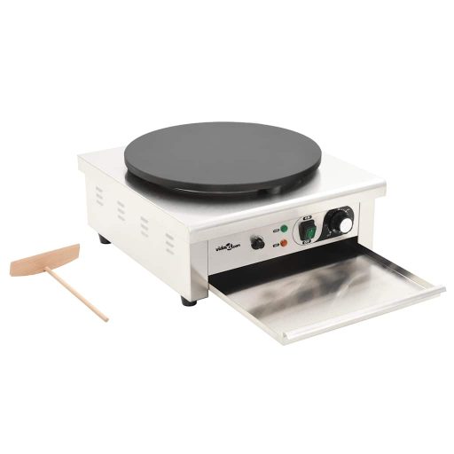 Elektromos palacsintasütő kihúzható tálcával 40 cm 3000 W