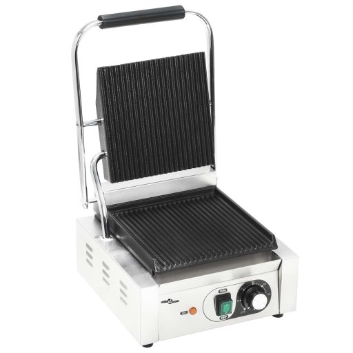 Kontaktgrill rozsdamentes acélból 1800 W 31 x 30,5 x 20 cm