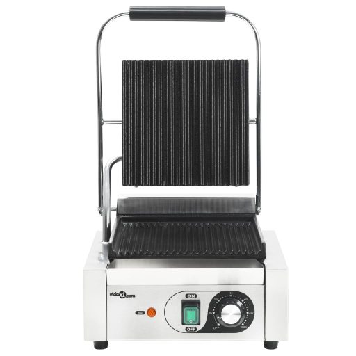 Kontaktgrill rozsdamentes acélból 1800 W 31 x 30,5 x 20 cm