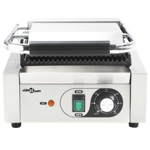 Kontaktgrill rozsdamentes acélból 1800 W 31 x 30,5 x 20 cm