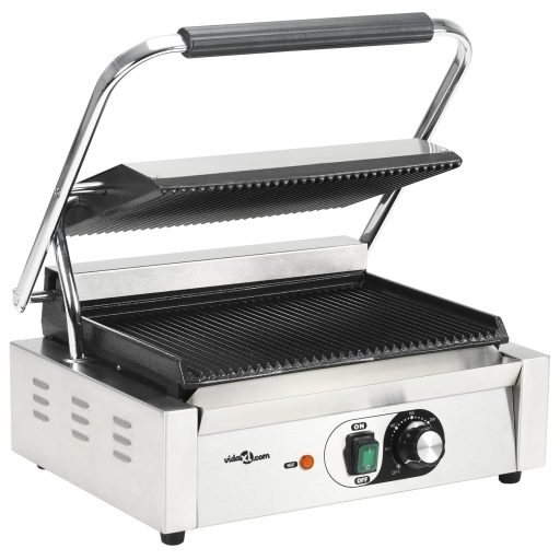 Bordás kontaktgrill 2200 W 43 x 30,5 x 20 cm