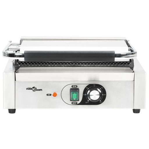 Bordás kontaktgrill 2200 W 43 x 30,5 x 20 cm