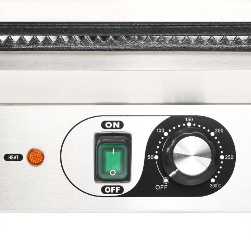 Dupla kontaktgrill rozsdamentes acélból 3600 W 57x30,5x20 cm