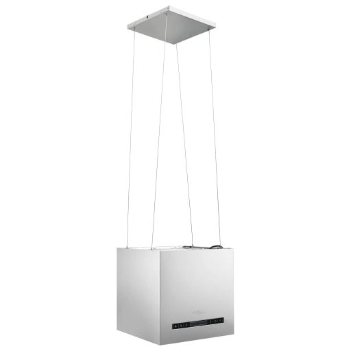 Rozsdamentes acél LCD érintőképernyős sziget páraelszívó 37 cm
