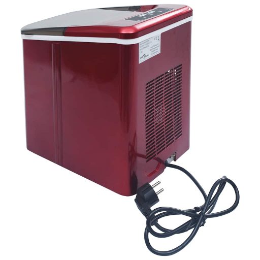 Piros 1,4 literes jégkockakészítő gép 15 kg/24 óra
