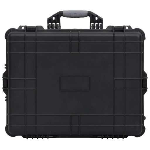Fekete PP kerekes repülős tok 63 x 50 x 23 cm