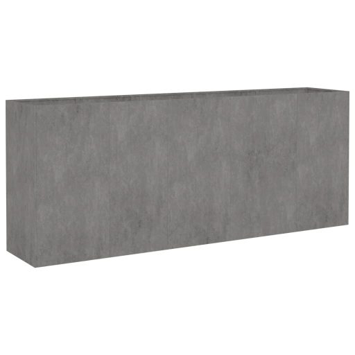 Corten acél kerti magaságyás 200x40x80 cm
