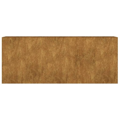Corten acél kerti magaságyás 200x40x80 cm