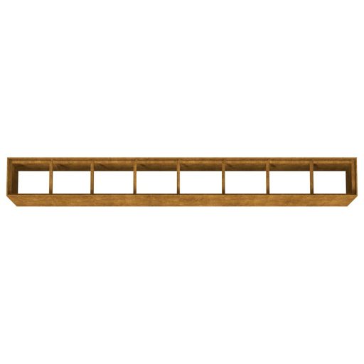 Corten acél kerti magaságyás 360x40x80 cm