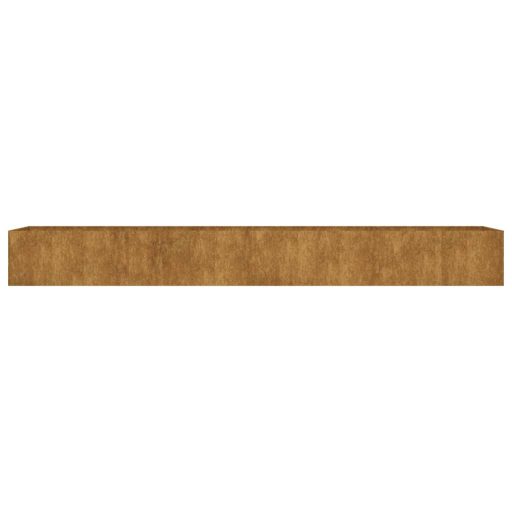 Corten acél kerti magaságyás 360x80x40 cm