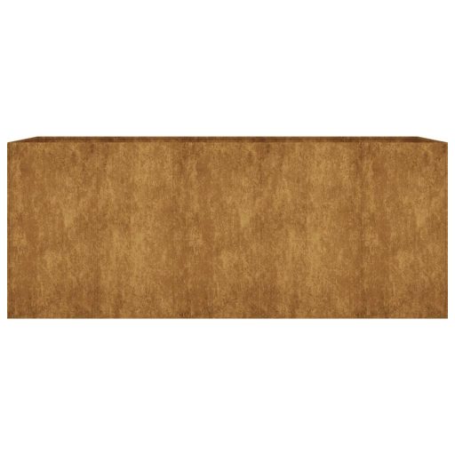 Corten acél kerti magaságyás 200x80x80 cm