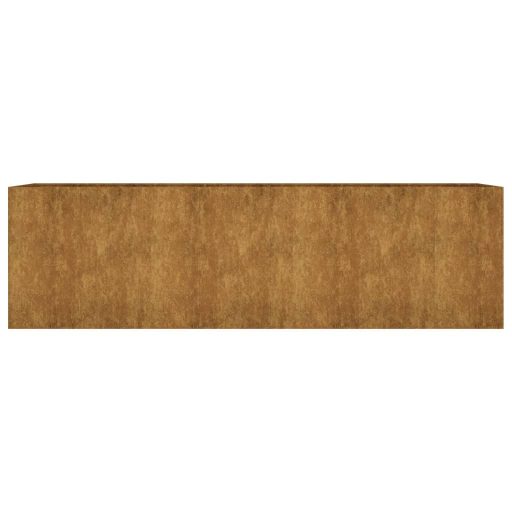 Corten acél kerti magaságyás 280x80x80 cm