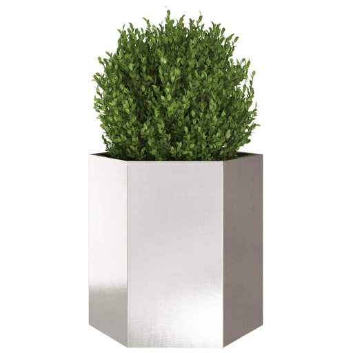 Kerti ültetőgépek 2 db hatszög 46x40x45 cm rozsdamentes acél