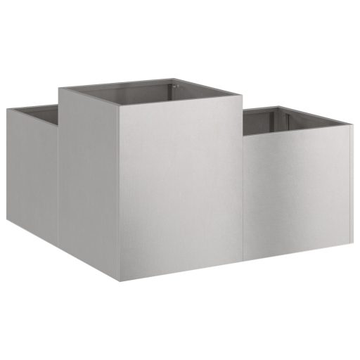 Kertész láda 80x80x48 cm Rozsdamentes acél