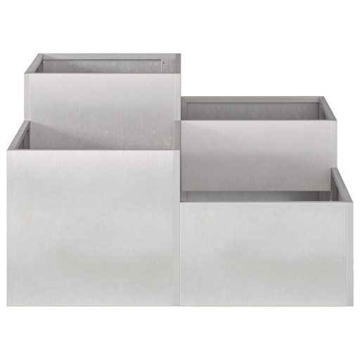 Kertész láda 80x80x48 cm Rozsdamentes acél