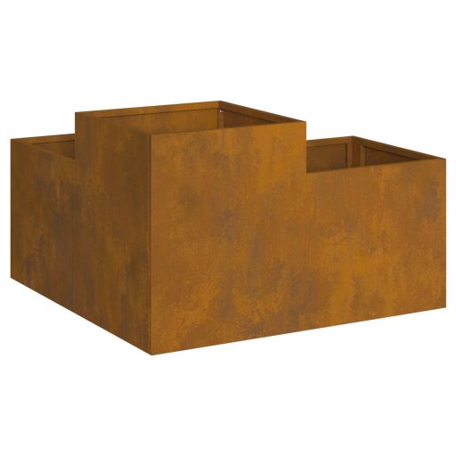Kerti Ültető 80x80x48 cm Időjárásálló Acél