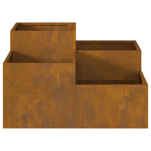 Kerti Ültető 80x80x48 cm Időjárásálló Acél