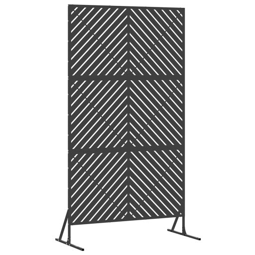 Magánélet Védő Fekete 100x50x180 cm Acél