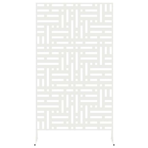 Magánéletet Védő Képernyő Fehér 100x50x180 cm Acélból