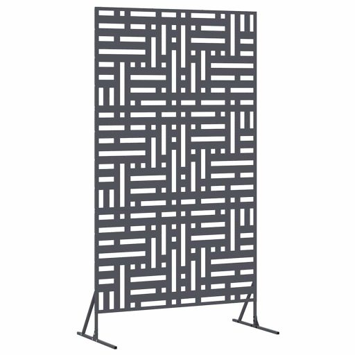 Privát Képernyő Antracit 100x50x180 cm Acélból