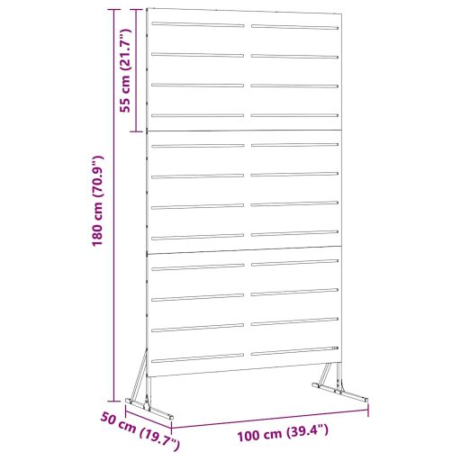 Átlátszatlan Képernyő 180 cm Rozsdamentes Acél