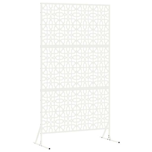 Fehér Privátsági Képernyő – 100x50x180 cm, Acél
