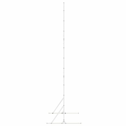 Fehér Privátsági Képernyő – 100x50x180 cm, Acél