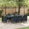 Kerti Asztal Antracit 250 x 100 x 73 cm polirattan