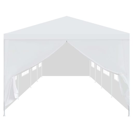 Fehér kerti pavilon 3 x 12 m