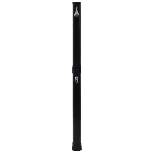 Fekete összecsukható napkollektoros zuhanyzó 214 cm 23 L
