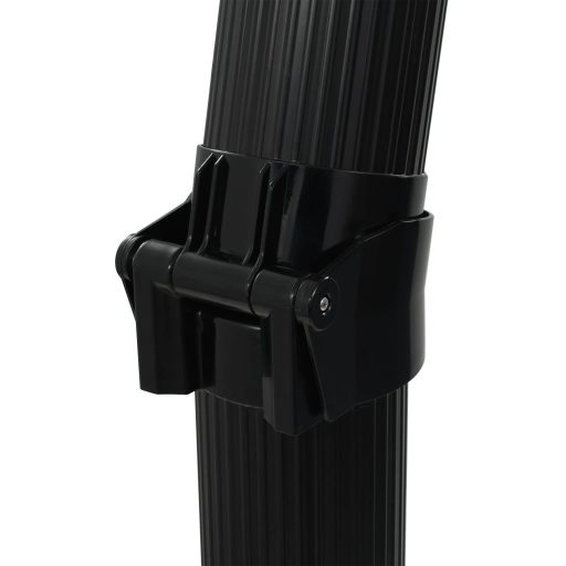 Fekete összecsukható napkollektoros zuhanyzó 214 cm 23 L