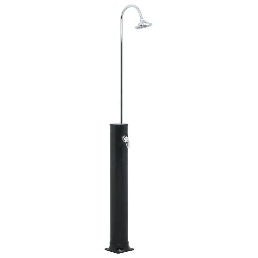 Fekete szolárzuhany 214 cm 20 L