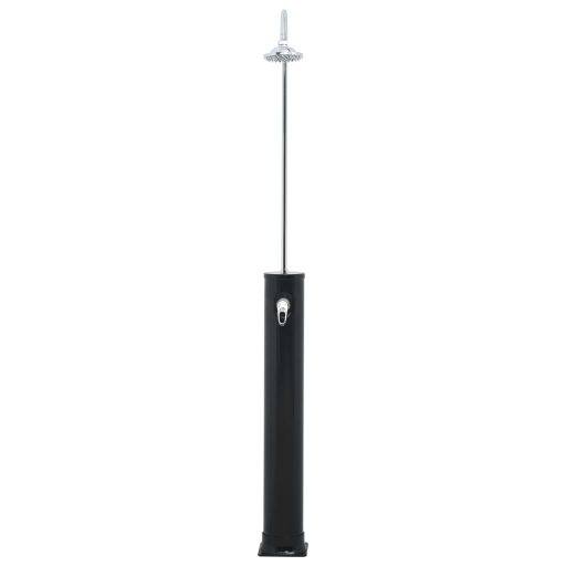Fekete szolárzuhany 214 cm 20 L