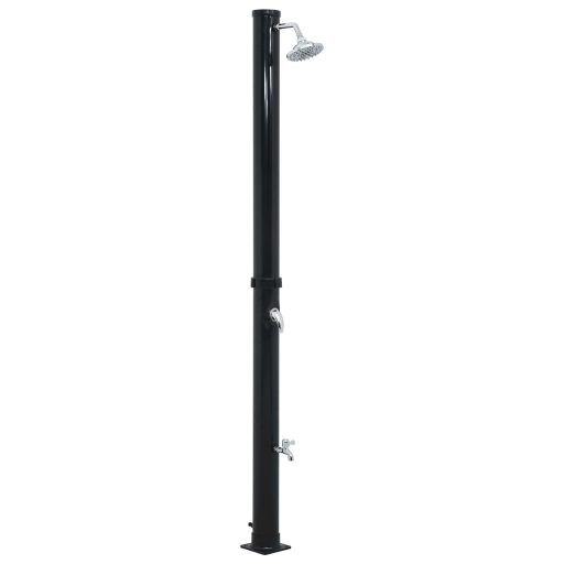 Fekete szolárzuhany 220 cm 20 L