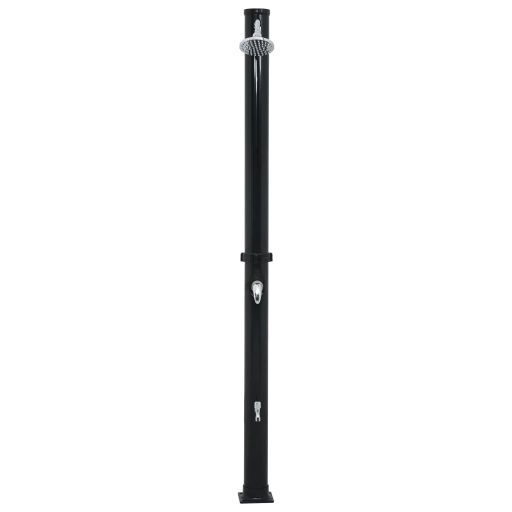 Fekete szolárzuhany 220 cm 20 L