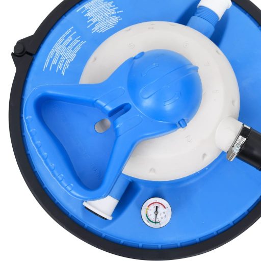 Kék-fekete homokszűrős szivattyú 385 x 620 x 432 mm 200 W 25 L
