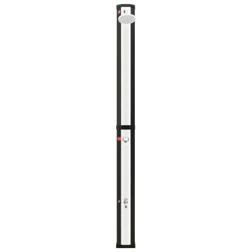 Kültéri szolárzuhany zuhanyfejjel és csappal 35 L