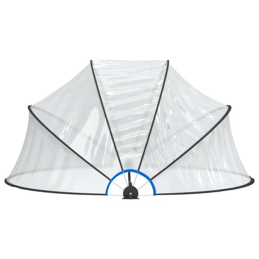 Kerek PVC medencekupola 315 x 158 cm